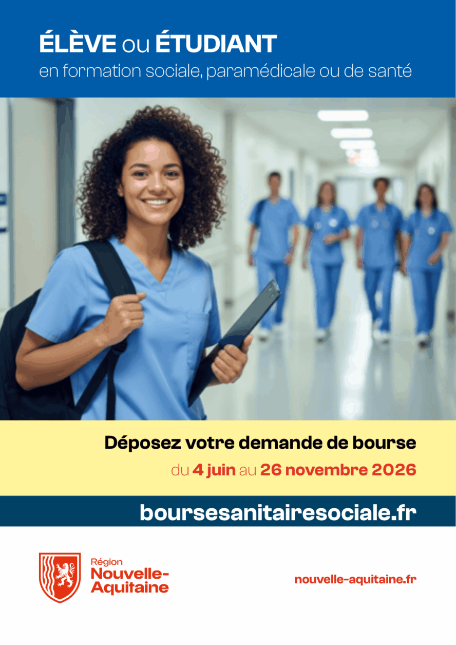 Bourses Régionales 2026 : Ouverture de la campagne de demande pour les formations sanitaires et sociales - 2026_SEPT_PLAQUETTE_Version_numérique-1