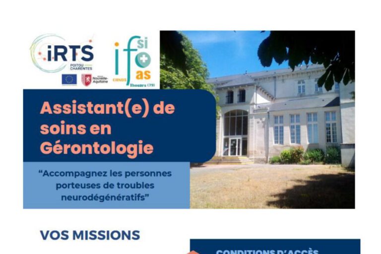 Rejoignez la formation Assistant(e) de Soins en Gérontologie dès maintenant !