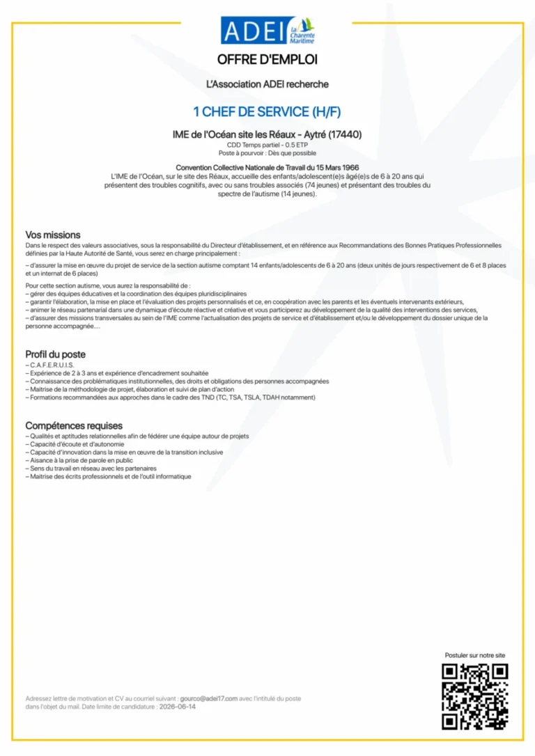 Chef de service