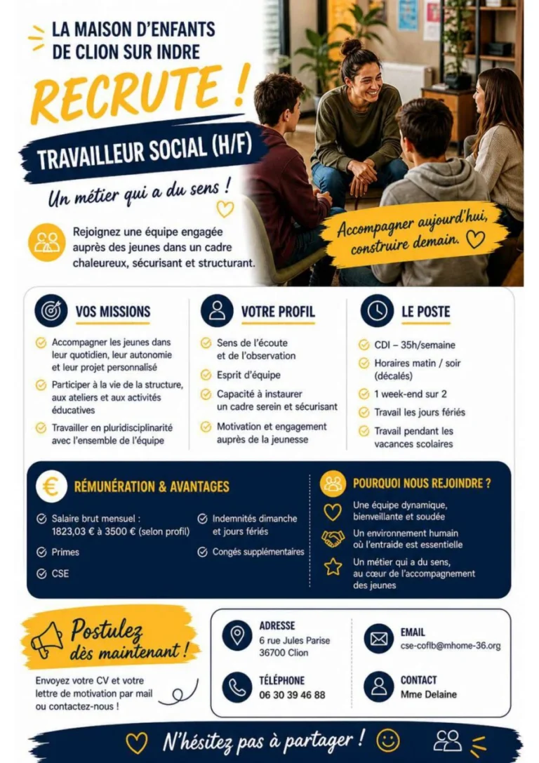 Travailleur social H/F